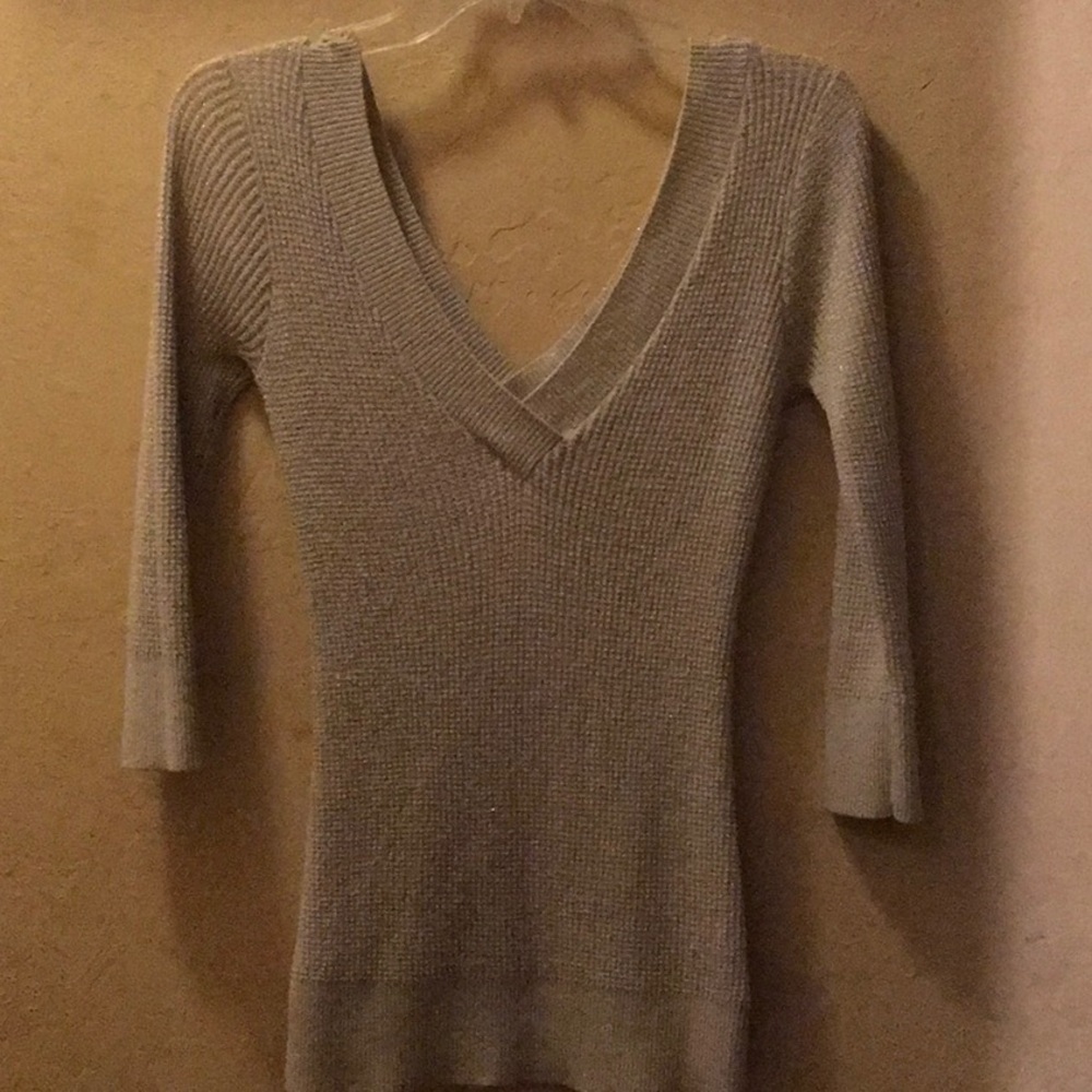 Bebe Deep V Neck Sweater